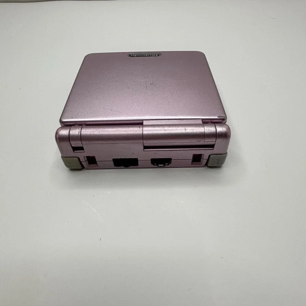 Pearl Pink Nintendo Game Boy Advance SP AGS-101 Backlit Console Works *READ*